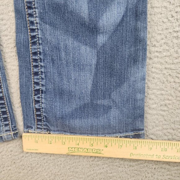 Ariat Ruby Jeans Women's 29R Bootcut Western Embroidered Flap Pockets Denim Blue - Picture 5 of 14